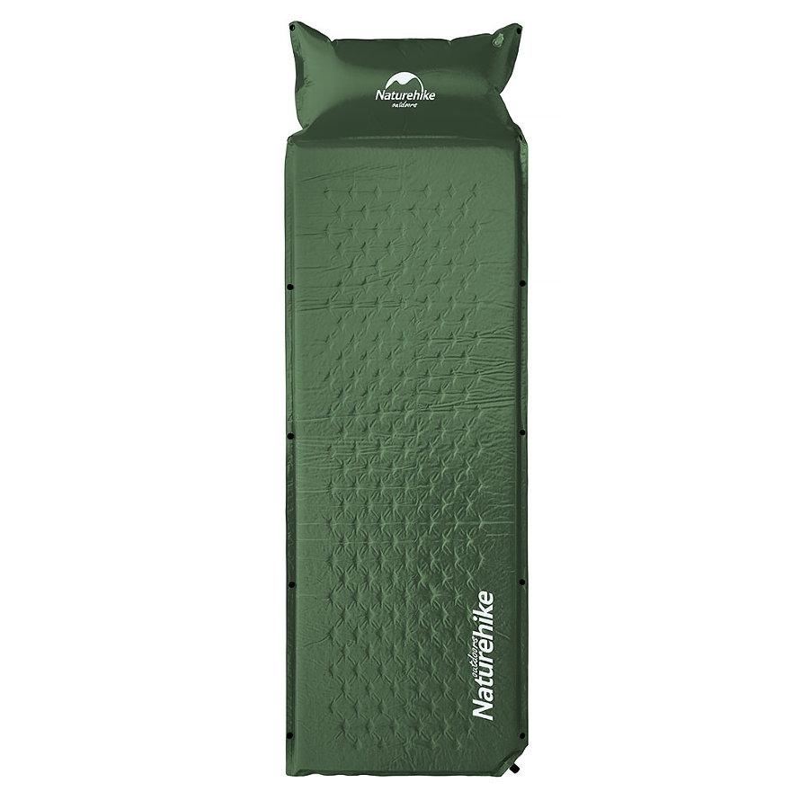 Килимок самонадувний Naturehike One Man Inflatable Pad army green - Зображення 2