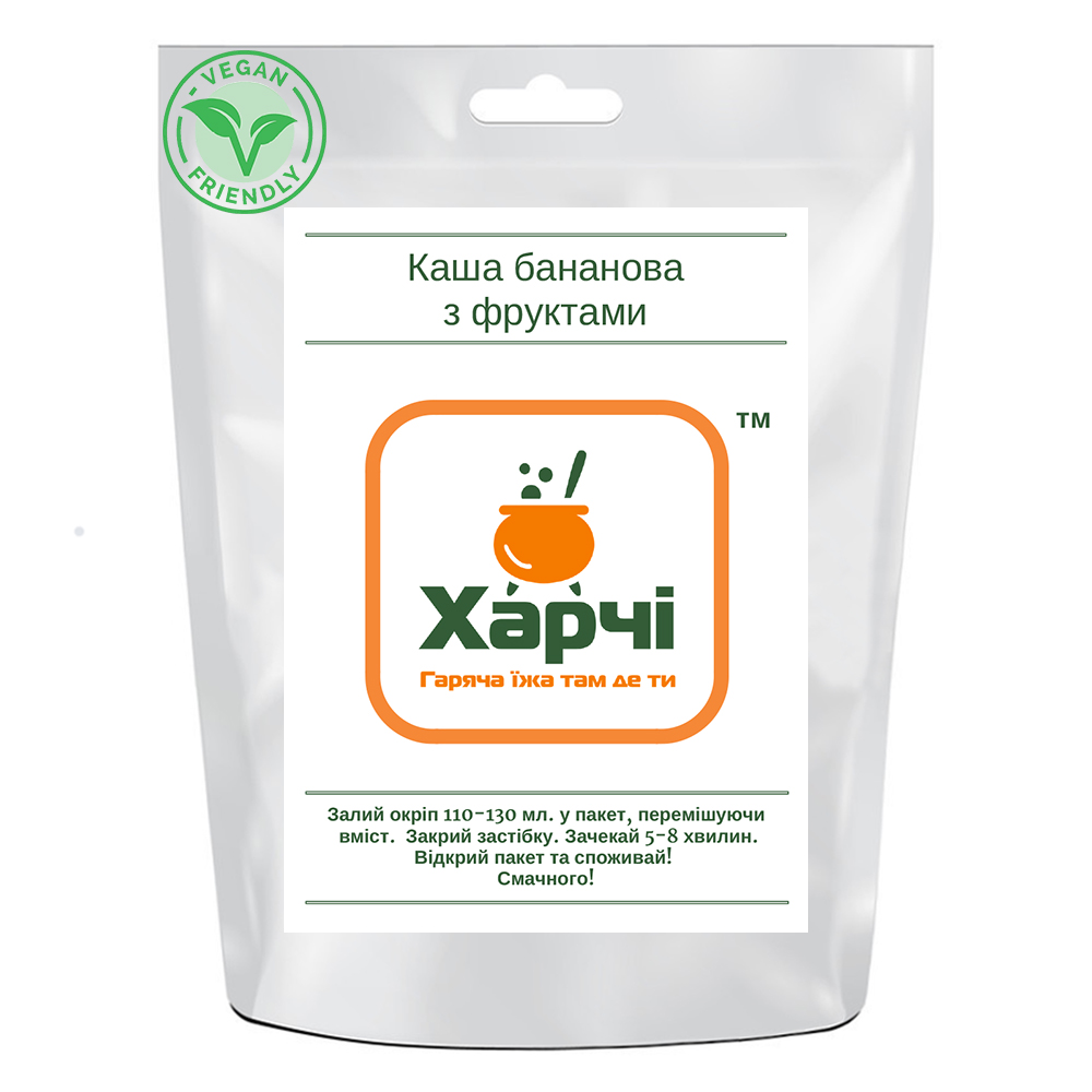Каша бананова з фруктами, Харчі ТМ