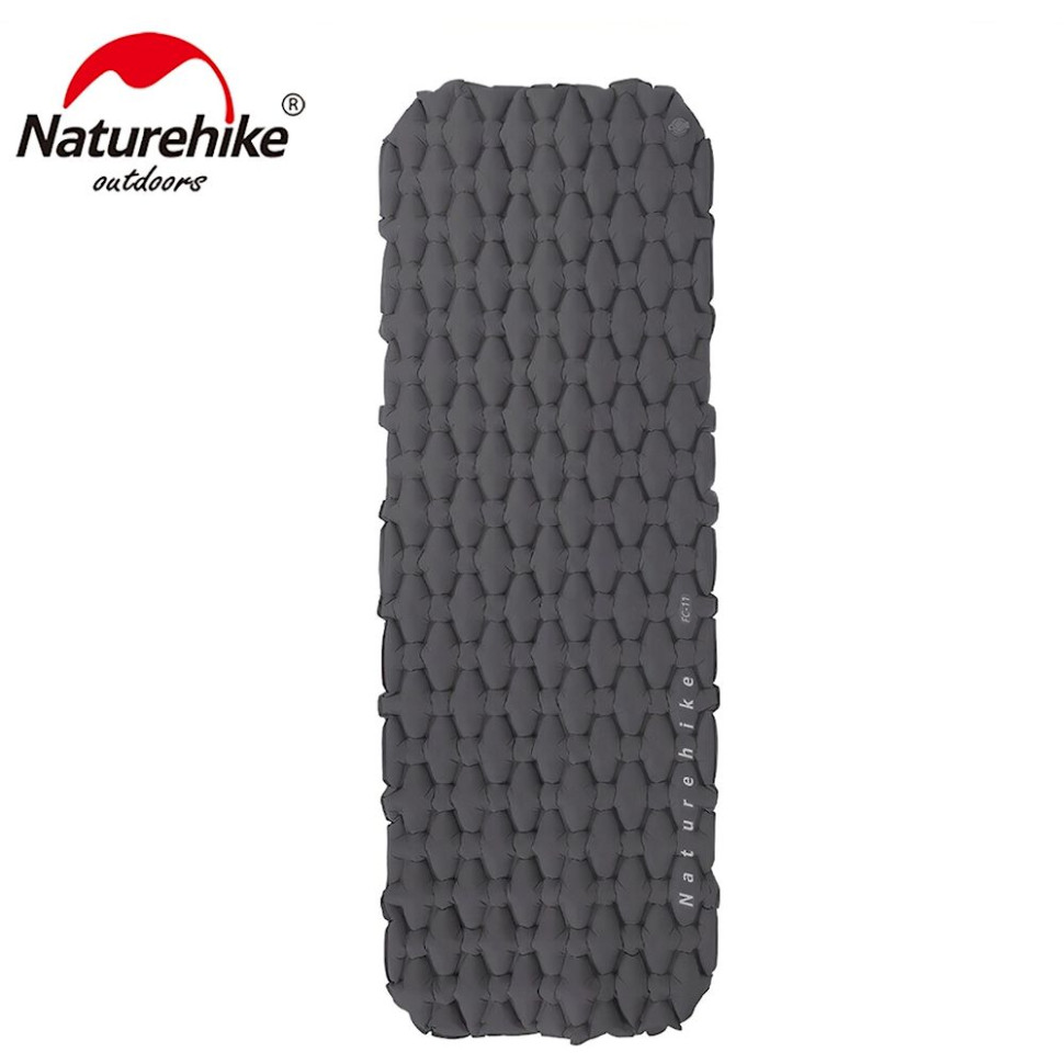 Надувний килимок одномісний Naturehike FC-10 NH19Z001-P, 195х59х65 мм, графітовий