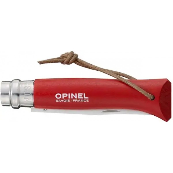 Ніж Opinel Trekking №8 VRI, граб, червоний - Зображення 2