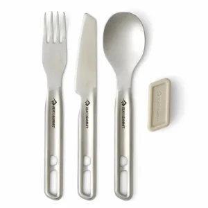 Набір столових приладів (ніж, виделка, ложка) Sea to Summit Detour Stainless Steel Cutlery Set (STS ACK036021-121801)