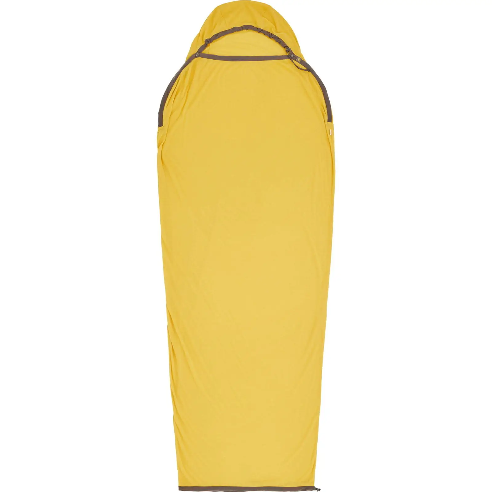 Вкладиш в спальник Sea to Summit Reactor Sleeping Bag Liner, Sulfur Yellow, Standart, Mummy w/ Drawcord, 198 см (STS ASL031061-190906) - Зображення 2