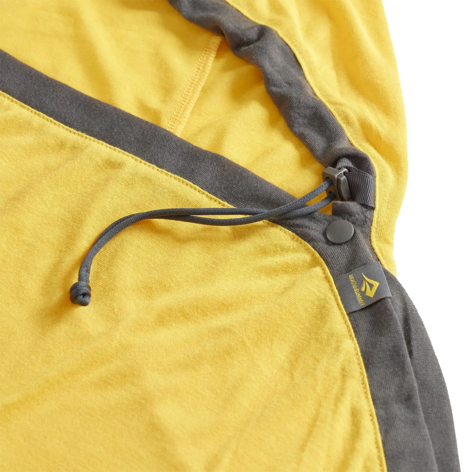 Вкладиш в спальник Sea to Summit Reactor Sleeping Bag Liner, Sulfur Yellow, Standart, Mummy w/ Drawcord, 198 см (STS ASL031061-190906) - Зображення 4