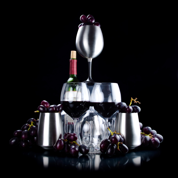 Келих для вина GSI Outdoors Glacier Stainless Nesting Red Wine Glass - Зображення 5