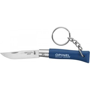 Ніж-брелок Opinel Keychain №4 VRI Inox, синій