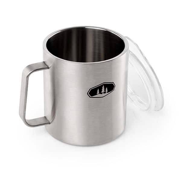 Термогорнятко GSI Outdoors Glacier Stainless 15Fl.Oz. Camp Cup (металік) - Зображення 2
