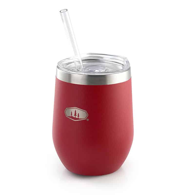 Термогорнятко з трубочкою GSI Outdoors Glacier Stainless Vacuum 12 fl.oz.Tumbler (червоне)