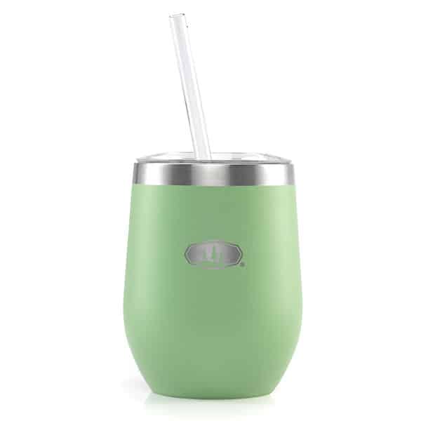 Термогорнятко з трубочкою GSI Outdoors Glacier Stainless Vacuum 12 fl.oz.Tumbler (зелене) - Зображення 2