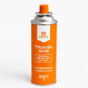Газовий балон BaseCamp Travel Gas, 227 g (BCP 70500)
