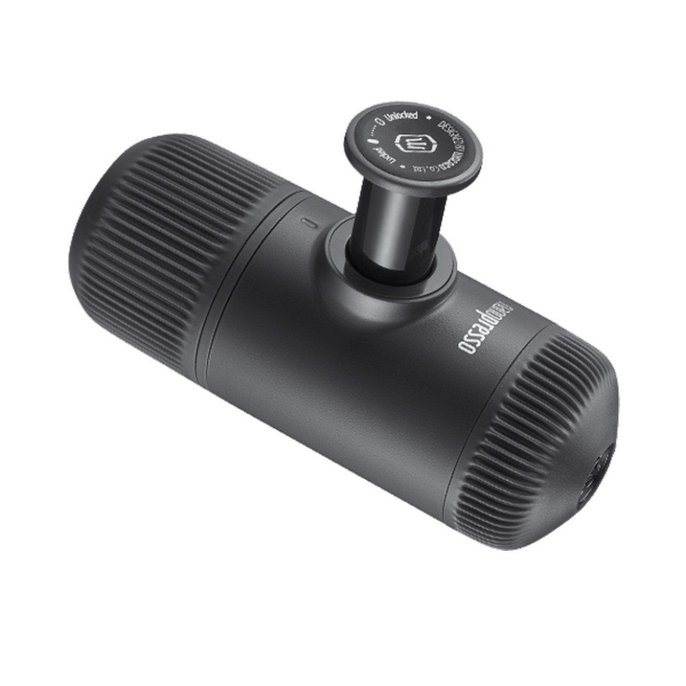 Портативна еспресо-кавоварка Wacaco Nanopresso сіра з чохлом, механічна, для меленої кави - Зображення 3