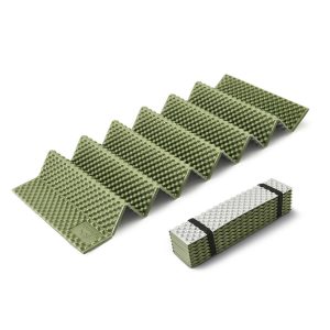 Килимок складний  IXPE Naturehike CNK2450WS044 з алюмінієвою плівкою, 195x60x1.8 см, оливковий