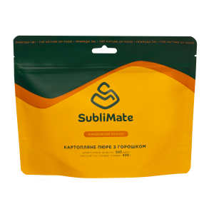 Картопляне пюре з горошком, SubliMate