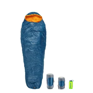 Спальний мішок Pinguin Micra (6/1°C), 185 см - Left Zip, Blue (PNG 230154)