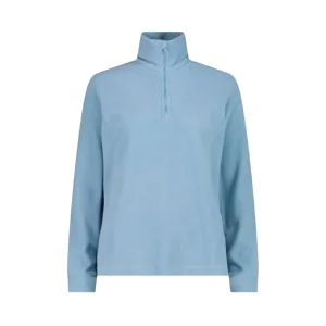 Реглан флісовий жіночий CMP SWEAT ARCTIC FLEECE, cool blue